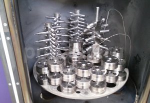 Фланцы и тройники на высокое давление в камере установки ионного азотирования